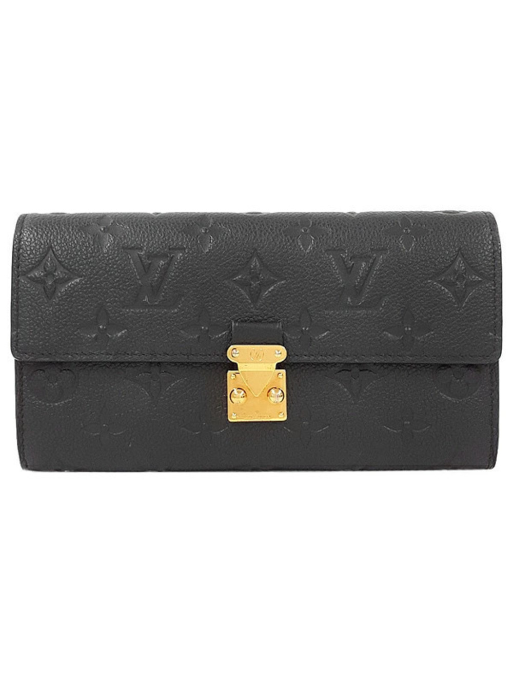 Louis Vuitton Monogram Empreinte Portefeuille Sarah Metis Bi fold Long Wallet